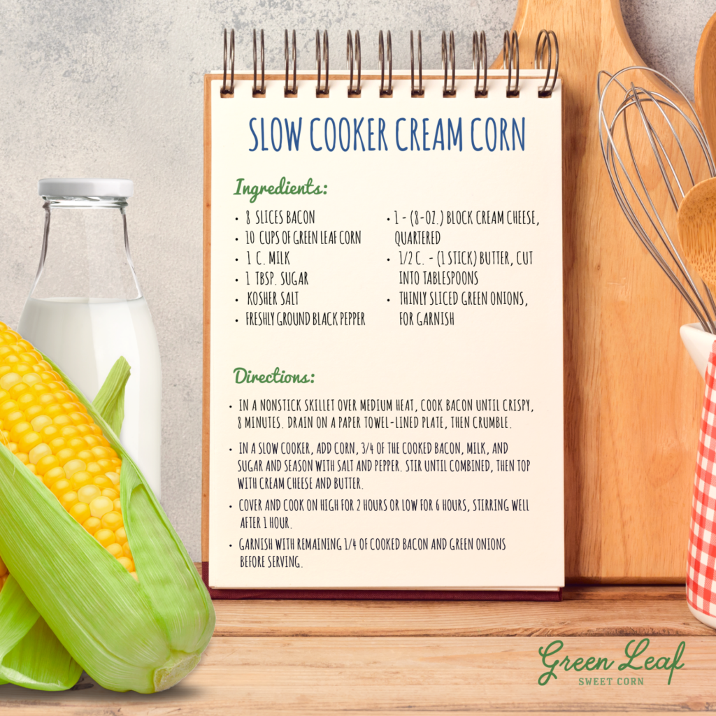Slow Cooker Creamed Corn Recipe